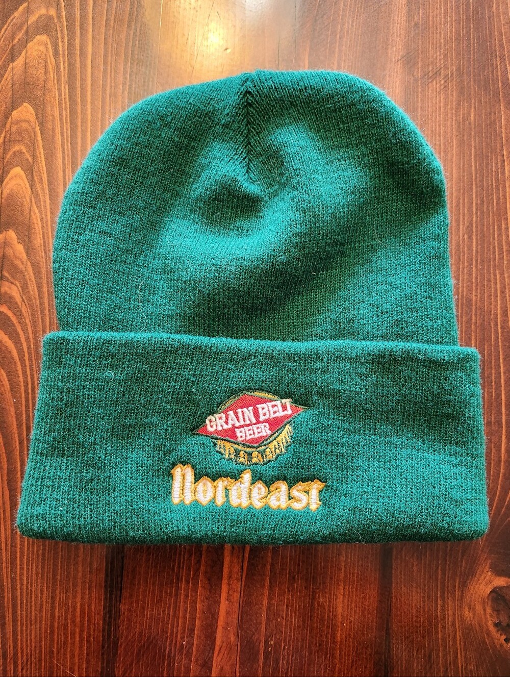 Claasic Grain Belt Beer Nordeast Cuffed Beanie Hat - Forest Green